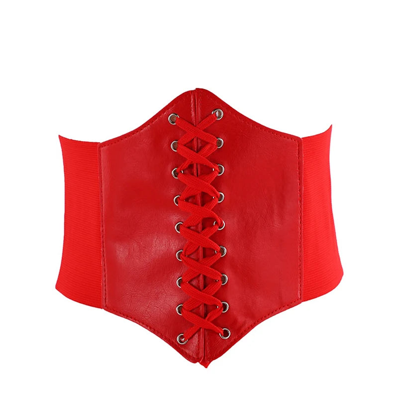 Corset Large Simili-Cuir