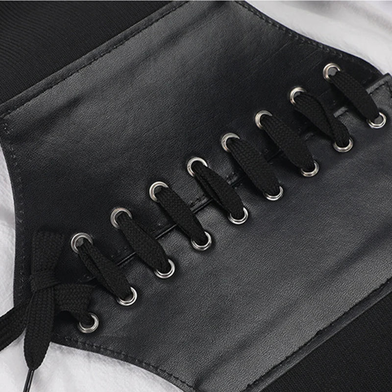 Corset Large Simili-Cuir
