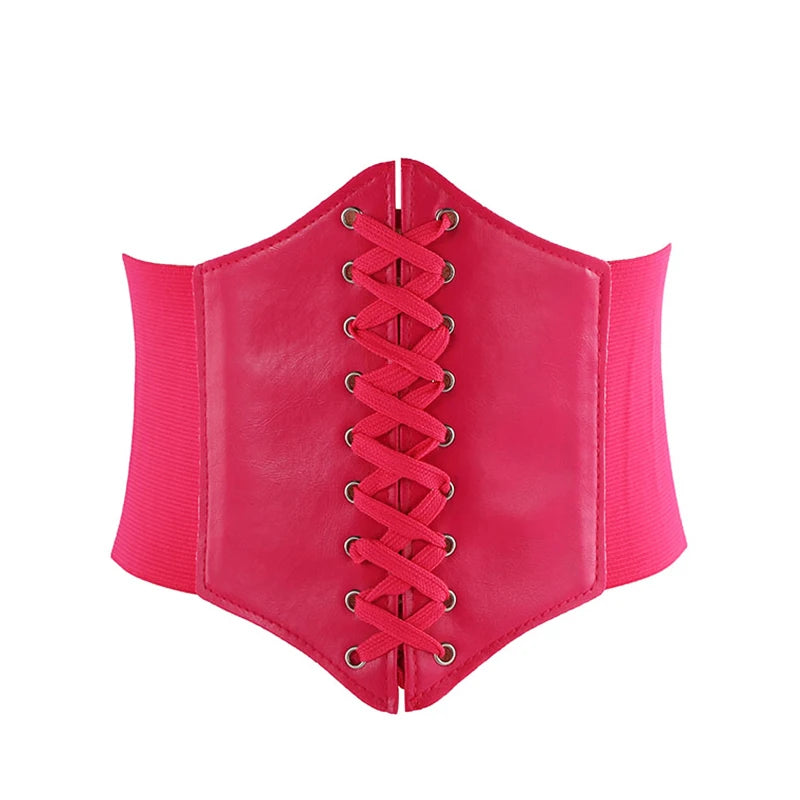 Corset Large Simili-Cuir