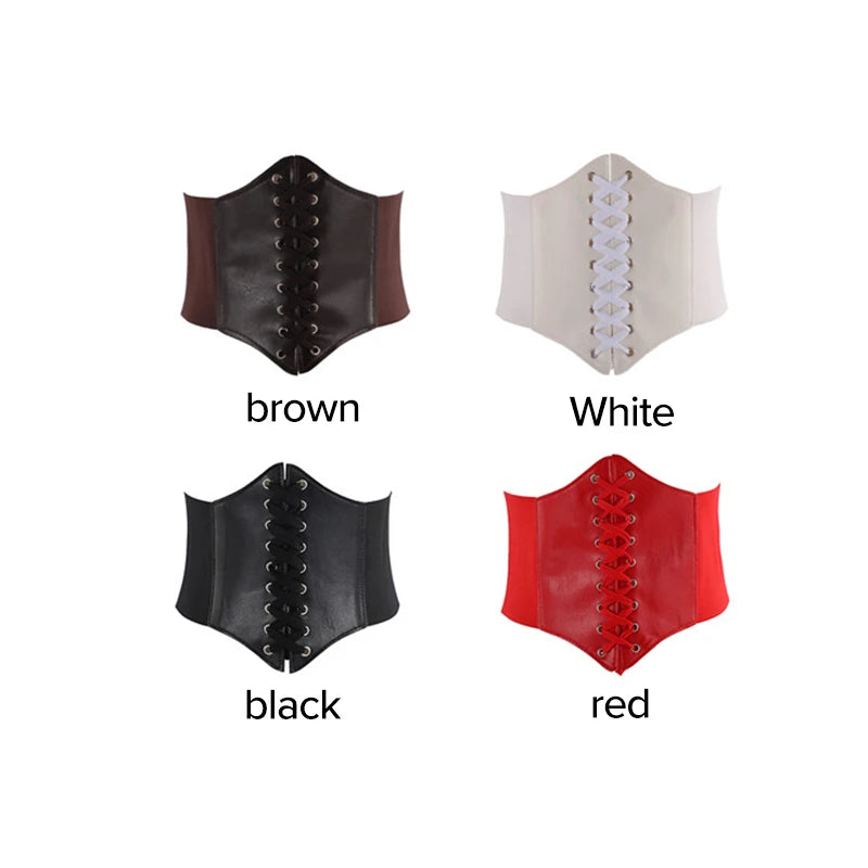 Corset Large Simili-Cuir